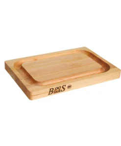 Tagliere rettangolare in legno d’acero con scanalatura – cm 30,5×20,5×2,5