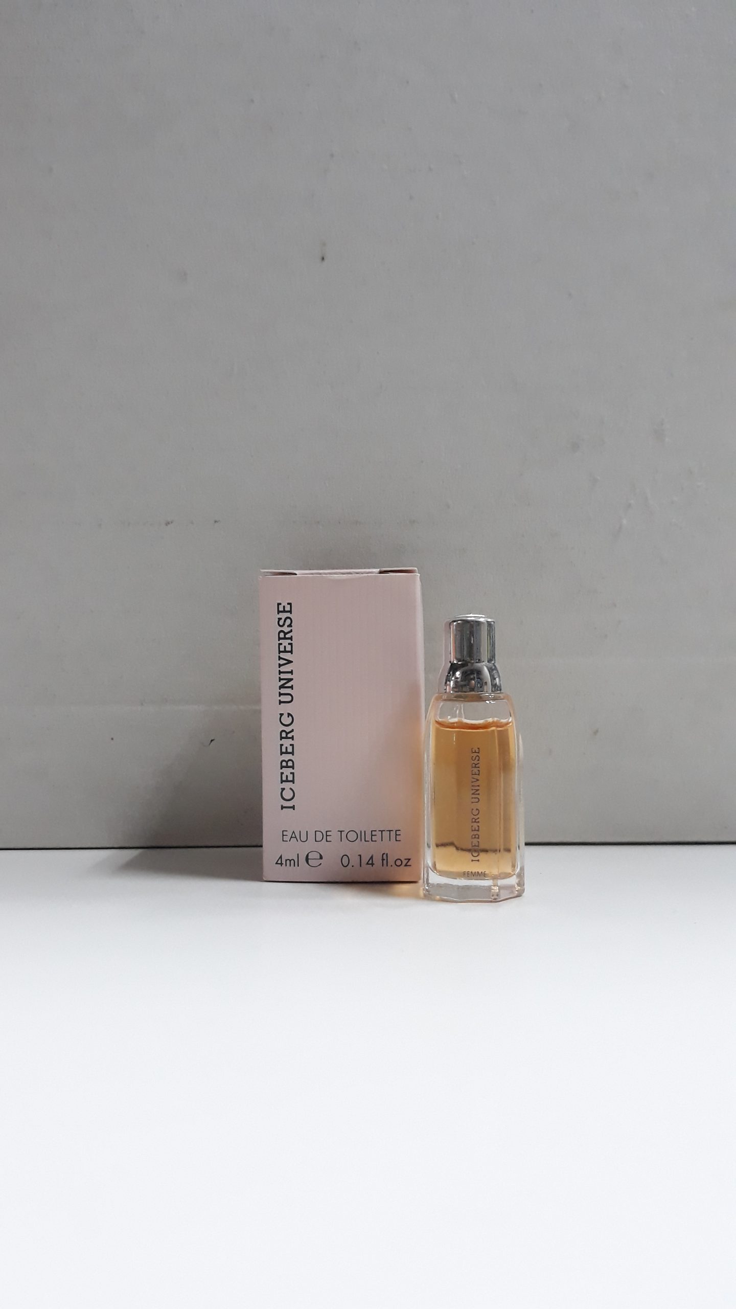 ICEBERG UNIVERSE DONNA PRIMA EDIZIONE MINIATURA DA COLLEZIONE EAU DE TOILETTE 4 ML