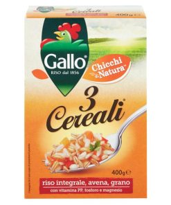 3 Cereali Riso integrale Avena Grano RISO GALLO 400gr