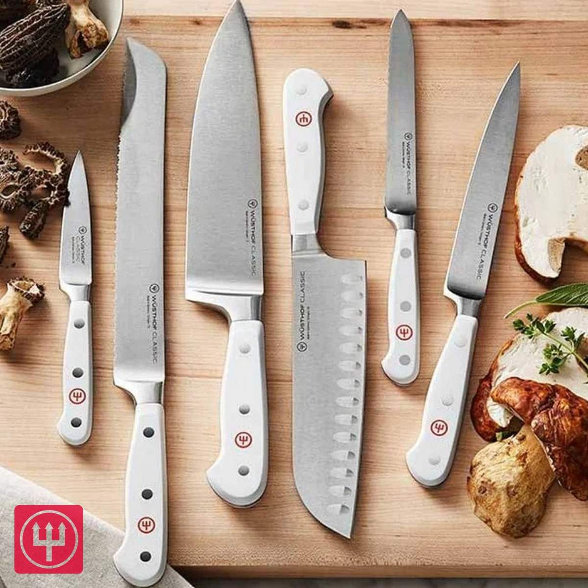 Set completo coltelli + ceppo Wusthof Classic White 1090270501 - Image 4