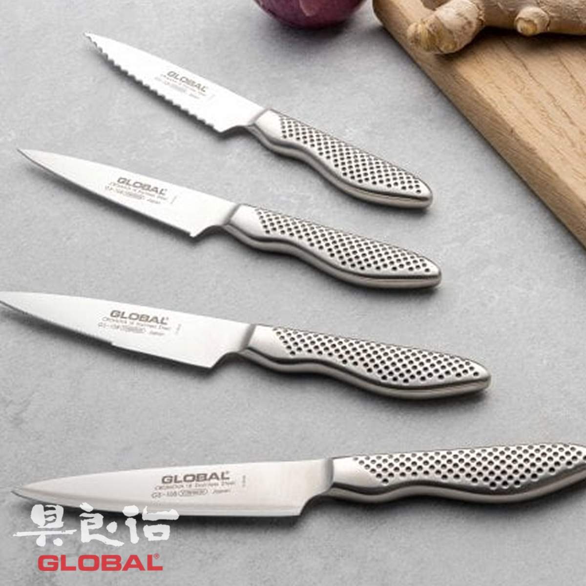 Coltello Global serie GS multiuso seghettato 11,5 cm GS-108/SE - Image 4