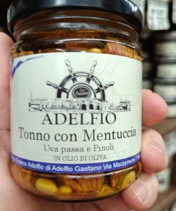 Adelfio Tonno Con Mentuccia Uva Passa E Pinoli In Olio Di Olivavso Vetro Gr.200