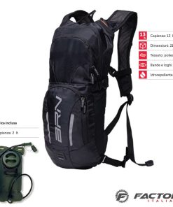 Zaino MTB BRN idrico Large nero 13 Litri