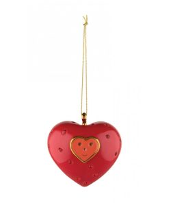 Alessi Decorazione Natalizia Cuore e Cuora